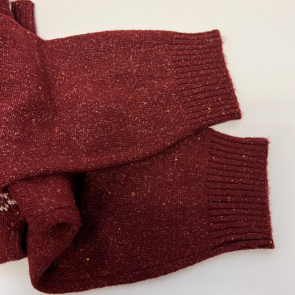 Original Weatherproof Winter Pattern Sweater-Cranberry-Navy-XXL - Picture 7 of 7